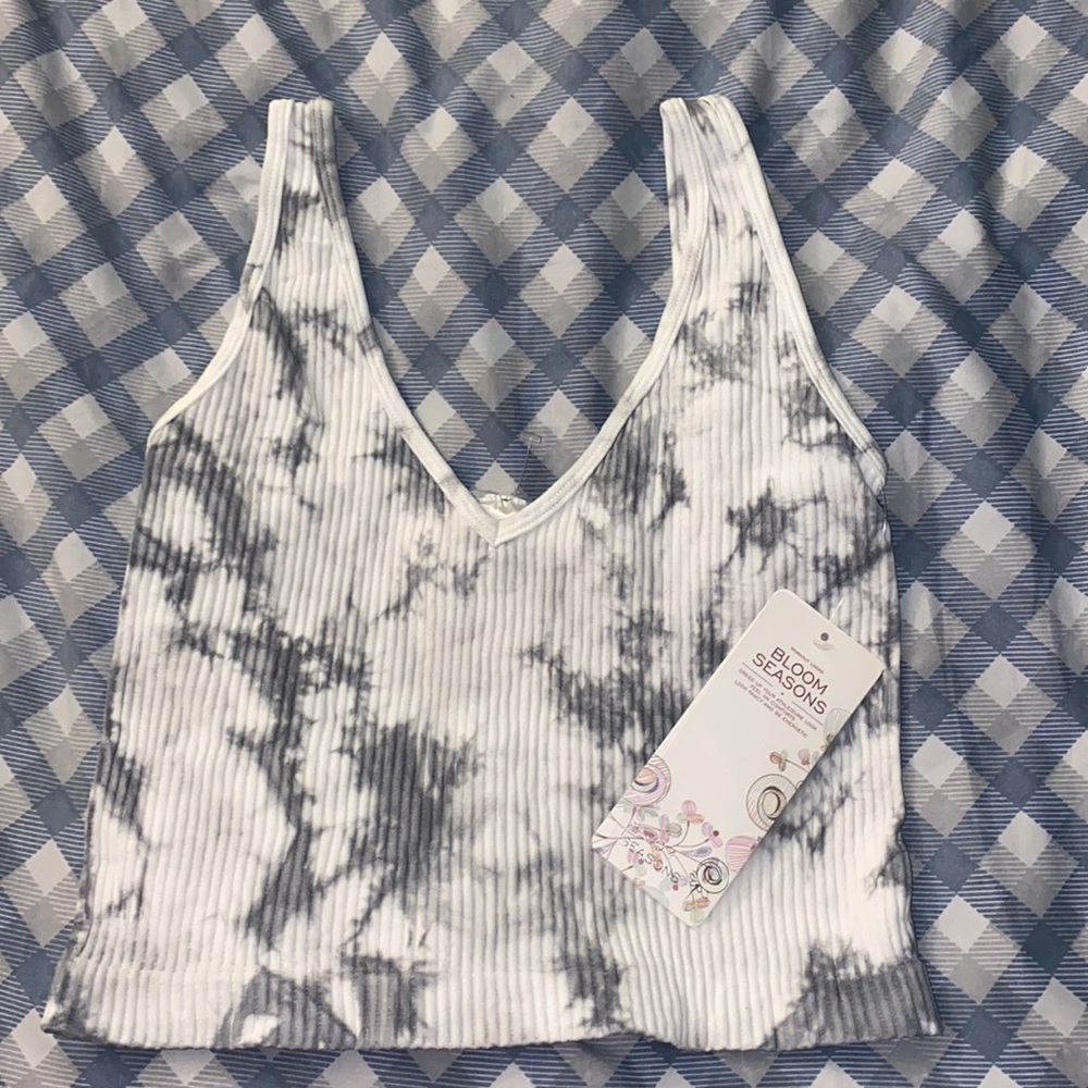 Marble Crop Top
